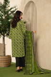 Lime Light Green – Digital Printed Chamki Lawn Shirt with Dupatta & Trouser (U2505)