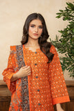 Lime Light Orange – Digital Printed Chamki Lawn Shirt with Dupatta & Trouser (U2507)