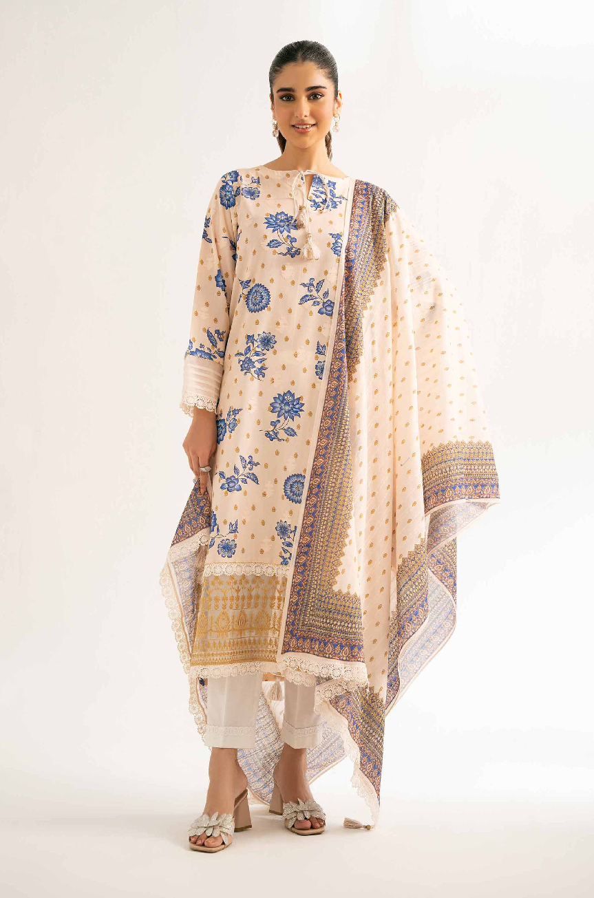 Nishat 3 Piece Lawn Suit – Premium Printed Summer Collection