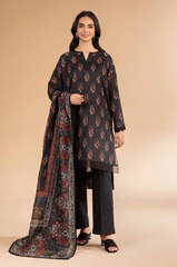 Nishat 3 Piece Printed Lawn Suit – Classic Summer Edition