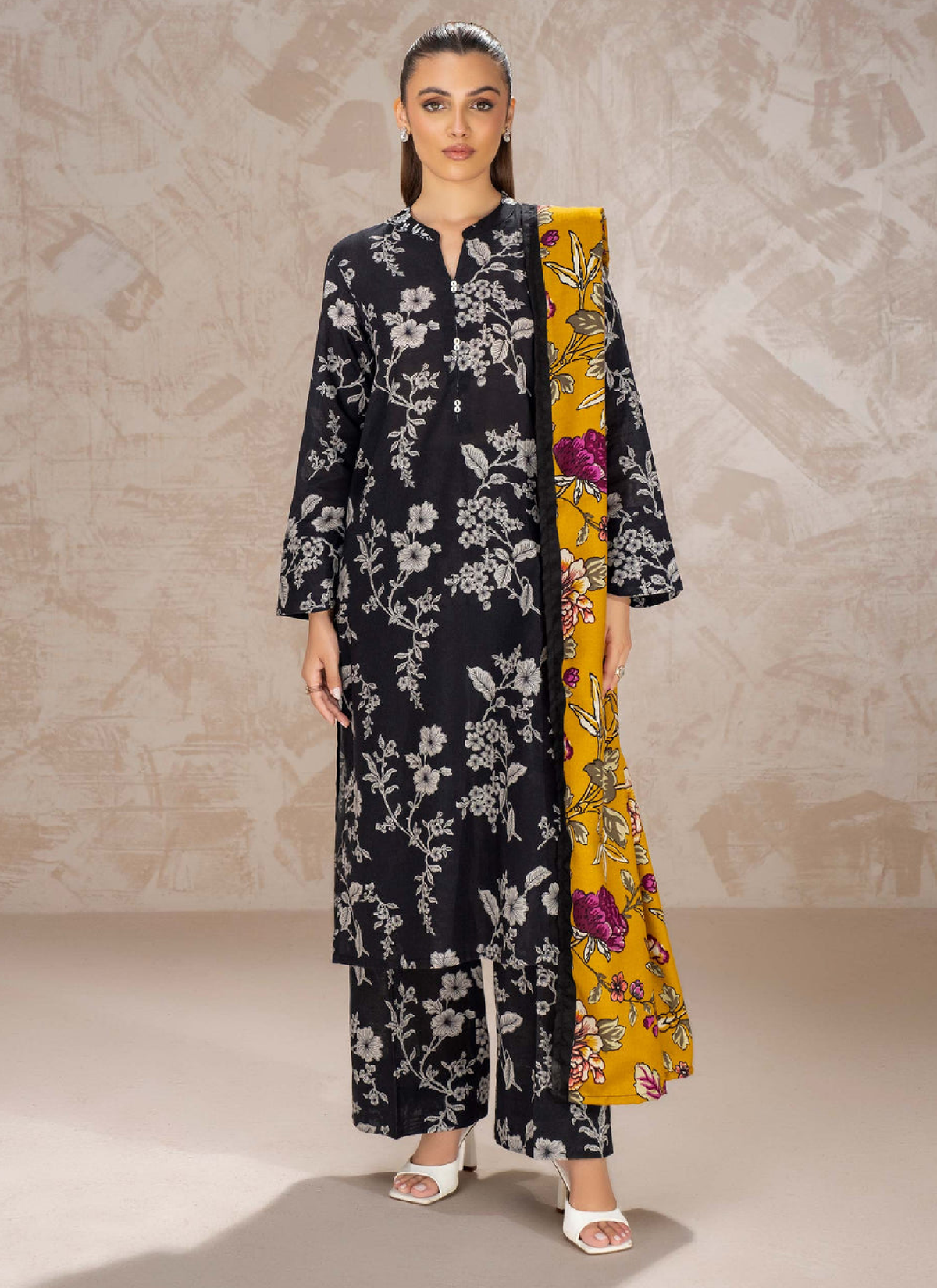 Nishat 3 Piece Lawn Suit – Luxury Printed Summer Wear