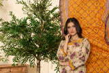Lime Light Coffee – Digital Printed Chamki Lawn Shirt with Dupatta & Trouser (U2506)